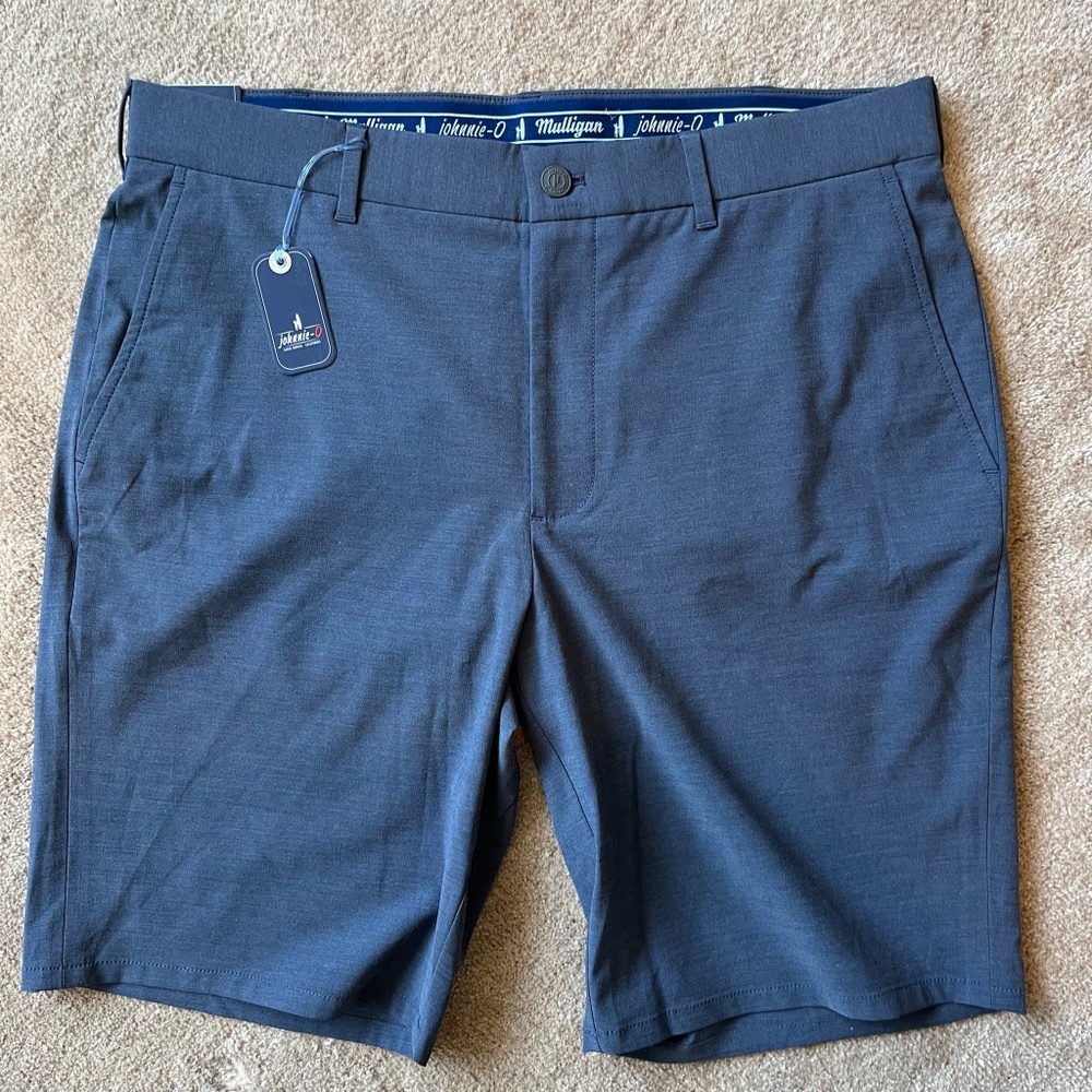 NWT - Johnnie-O Men's Mulligan Performance Woven Shorts 33" W